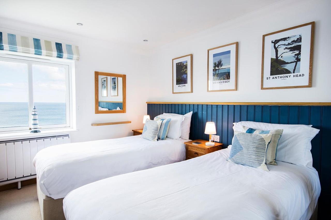 Marine Point, Mevagissey - Sensational Cliff Top Views Of Harbour And Bay Екстериор снимка